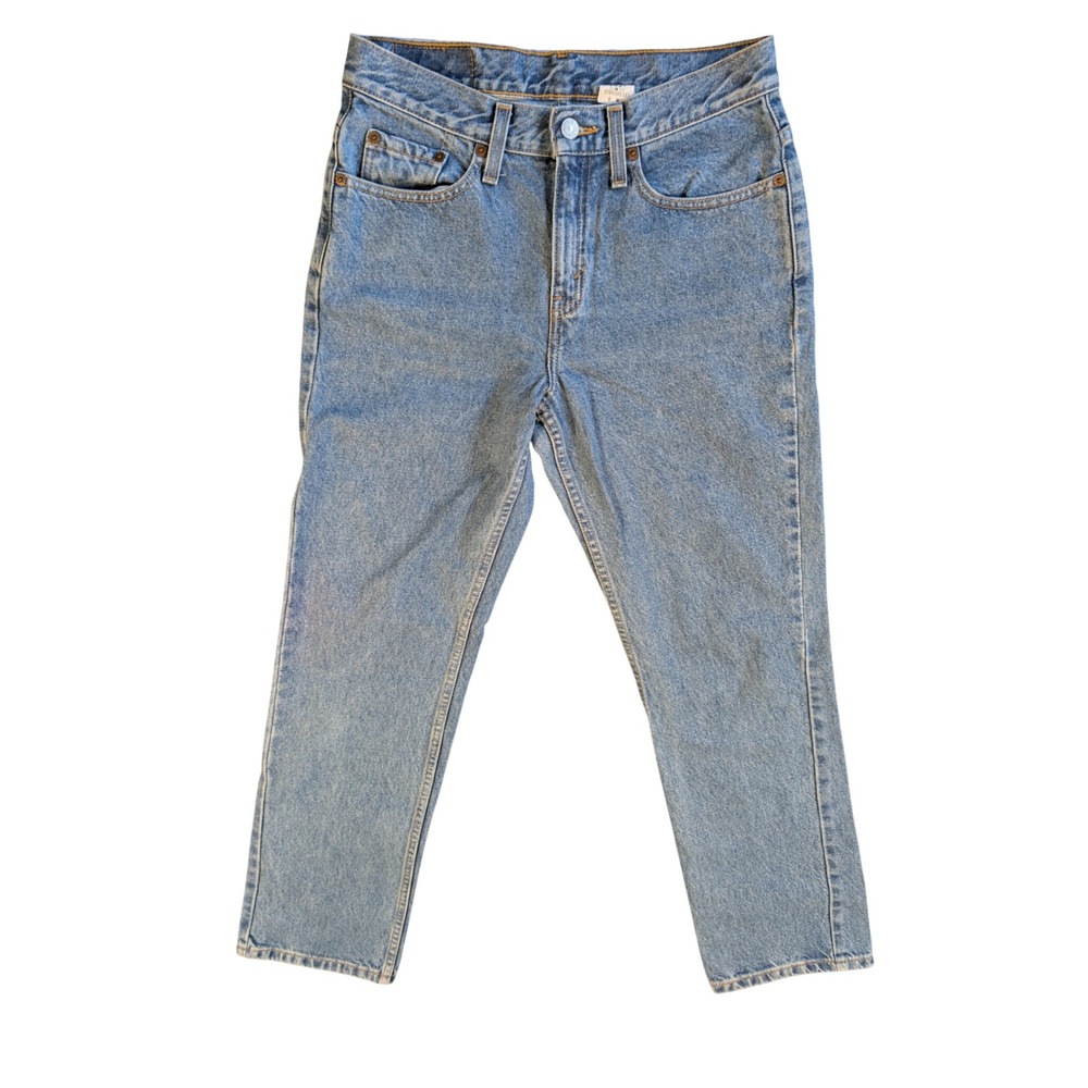 Levi's Women's 505 Slim Fit Straight Leg 100% Cotton Blue Jeans Size 6 MIS S